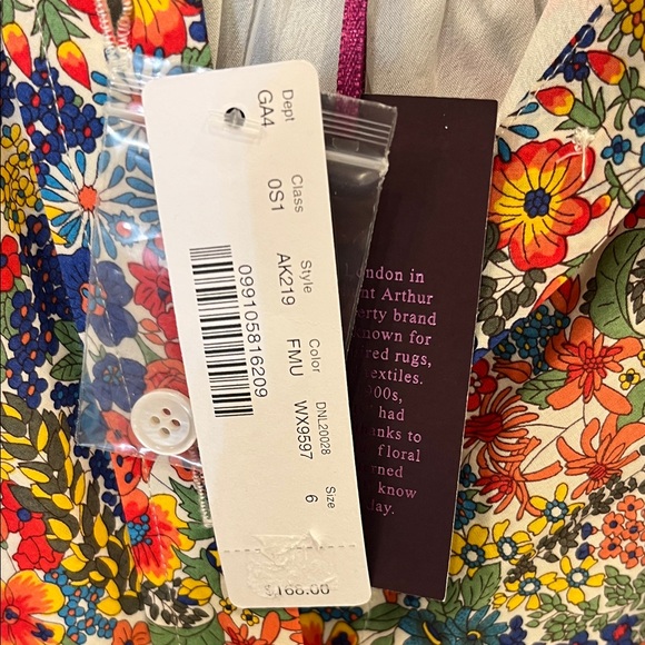 J. Crew Liberty of London Multicolor Floral Midi Dress - Picture 6 of 8